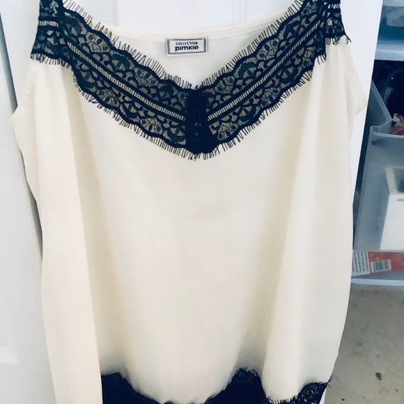 ❤️ 2 tops  Zara pinkie never worn like new 🖤 - Picture 2 of 6